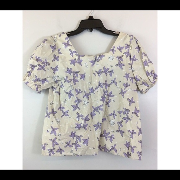 NWOT Senlis Floral Top M - Picture 2 of 6